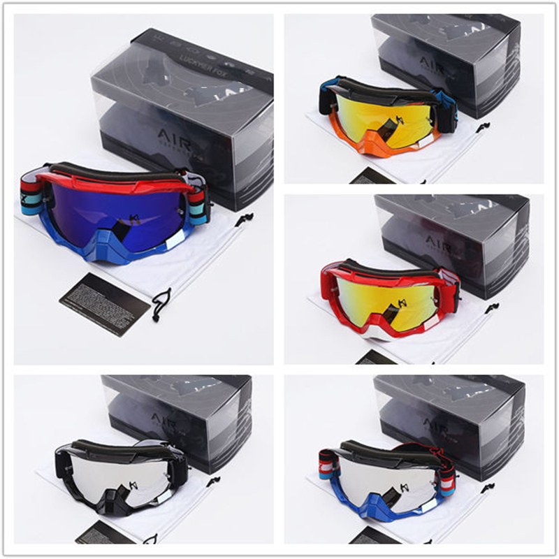Off Road Motocross Helmet Goggles Set - แว่นตากันลมสำหรับขี่มอเตอร์ไซค์วิบาก1ชุด, แว่นตาแข่งมอเตอร์ไซค์วิบาก ATV UTV MTB