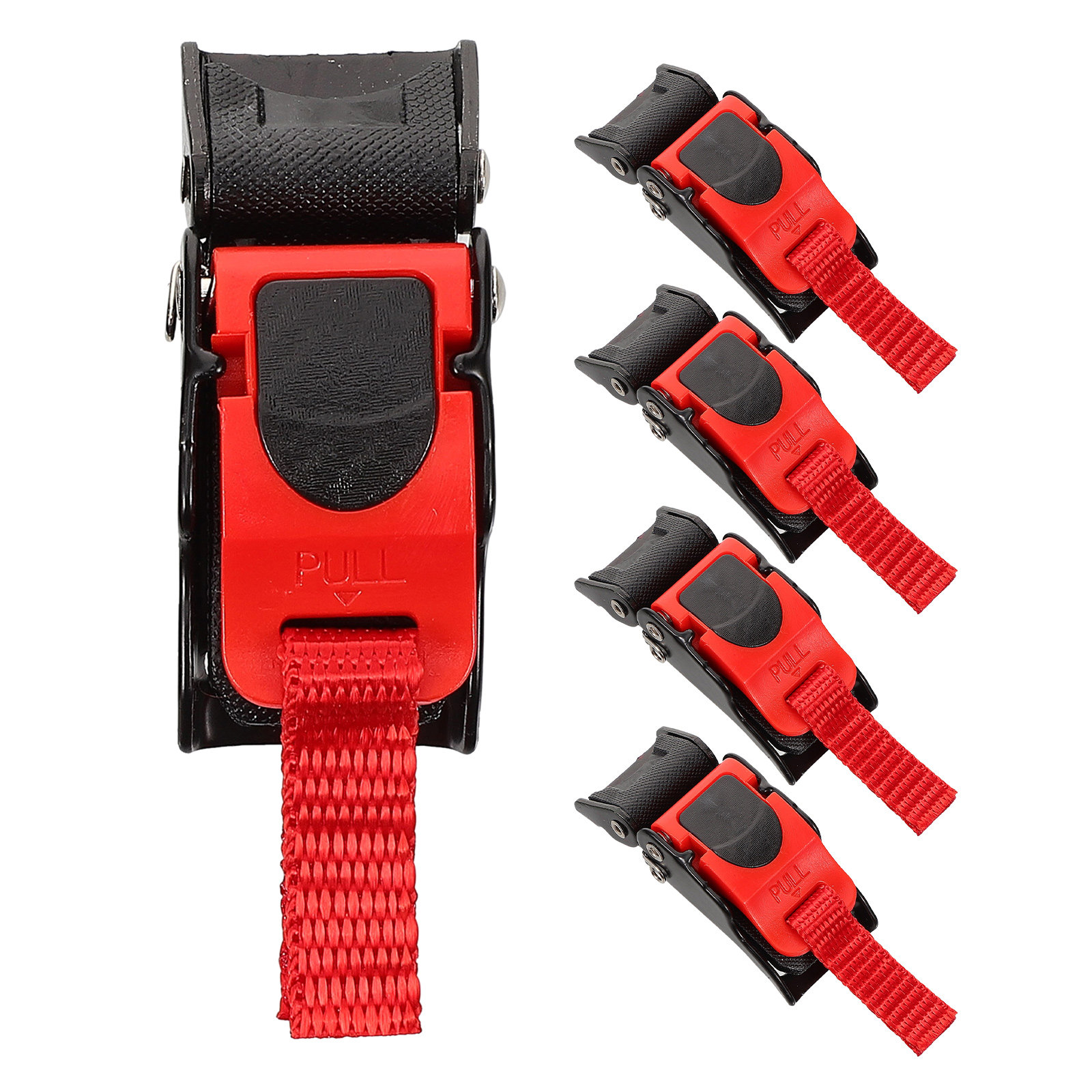 Quick Release Buckle Motorcycle Helmet - 5 ชิ้น หัวเข็มขัดปลดเร็วโลหะ สำหรับเปลี่ยนสายรัดคางหมวกกันน็อคมอเตอร์ไซค์ ล็อคนิรภัยสำหรับหมวกกันน็อคปั่นจักรยาน สกี
