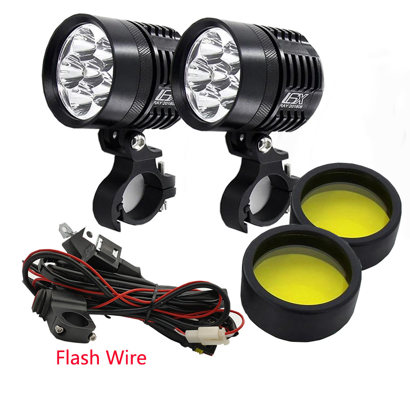 Universal Motorcycle Led Headlight Projector - 2PCS ยูนิเวอร์แซล L6X ไฟหน้า LED รถจักรยานยนต์มอเตอร์ไซด์