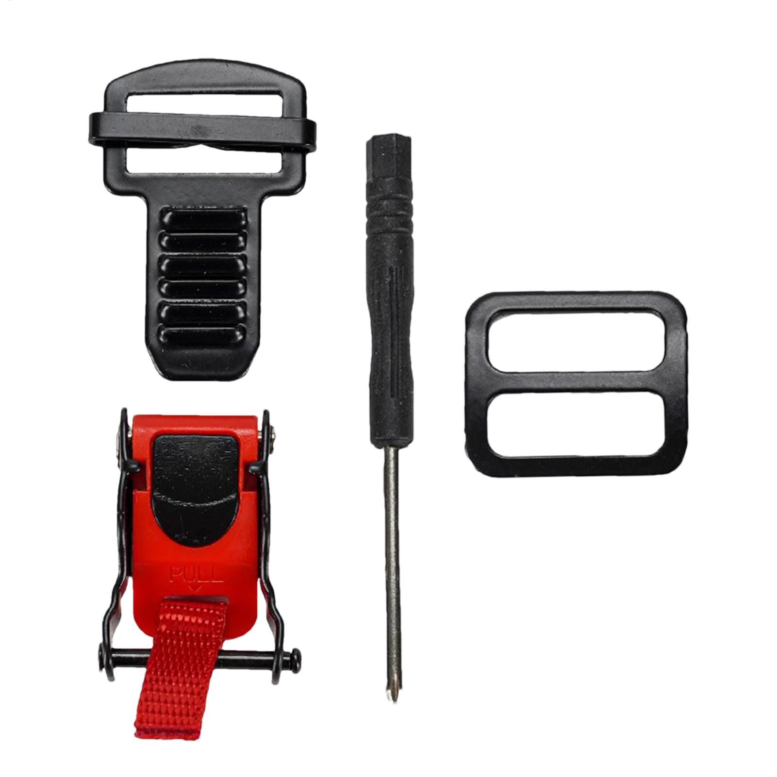Quick Release Buckle Motorcycle Helmet - หมวกกันน็อคมอเตอร์ไซค์ หัวเข็มขัดปลดเร็ว หัวเข็มขัดแบบ Double D คลิปล็อคสายรัดแบบปลดเร็ว