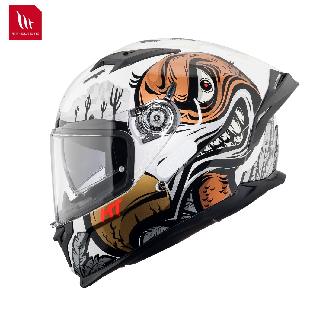Dual Visor Motorcycle Racing Helmet - หมวกกันน็อคมอเตอร์ไซค์ใหม่ Sharp 5 ดาว รุ่น Racing