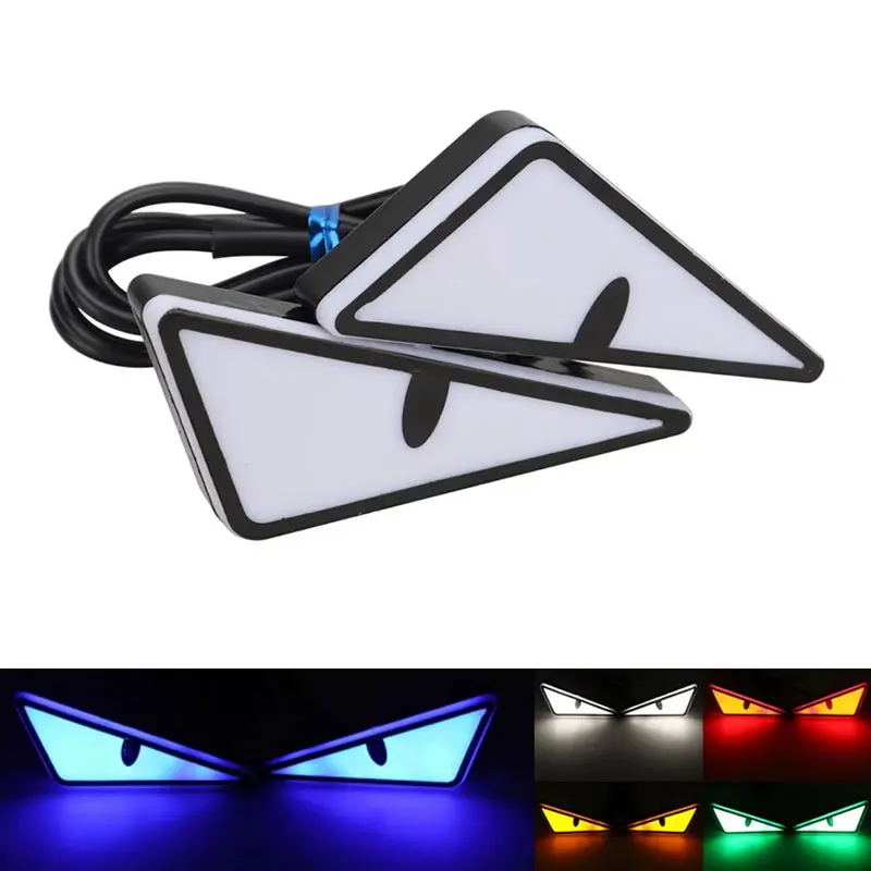 Universal Motorcycle Led Headlight Projector - ไฟ LED สำหรับรถยนต์แบบสากล ไฟตาปีศาจ ไฟหน้ารถมอเตอร์ไซค์ ไฟเลี้ยวขนาดเล็ก