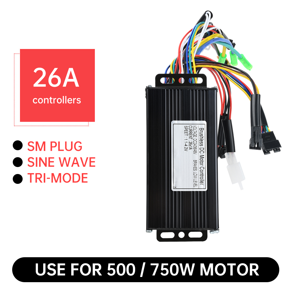 Scooter Parts - 24 V/36/48 V DC มอเตอร์ไร้แปรง Controller