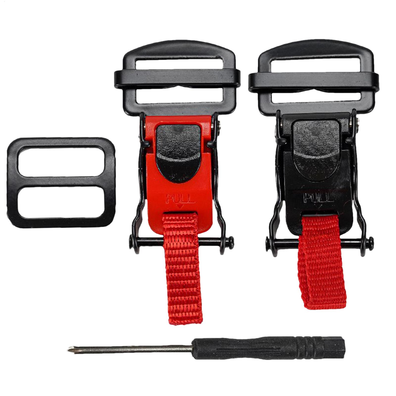 Quick Release Buckle Motorcycle Helmet - หมวกกันน็อคมอเตอร์ไซค์ หัวเข็มขัดปลดเร็ว หัวเข็มขัดแบบดับเบิ้ลดี คลิปล็อคแบบปลดเร็วที่ปลอดภัย สายรัดล็อคหมวกกันน็อค สำหรับหมวกกันน็อคมอเตอร์ไซค์