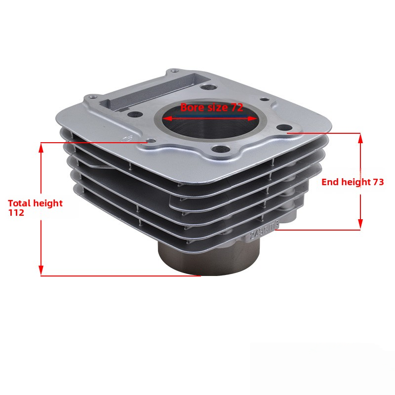 Motorcycle Parts - ชุดซ่อมบำรุงเครื่องยนต์ iGN250 DR250 GZ250 คุณภาพสูง ชุดกระบอกสูบ