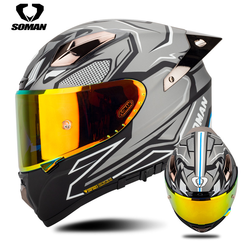 โซแมนหมวกกันน็อคมอเตอร์ไซค์ คา - Carbon Fiber Lightweight Motorcycle Helmet บทวิจารณ์และราคา