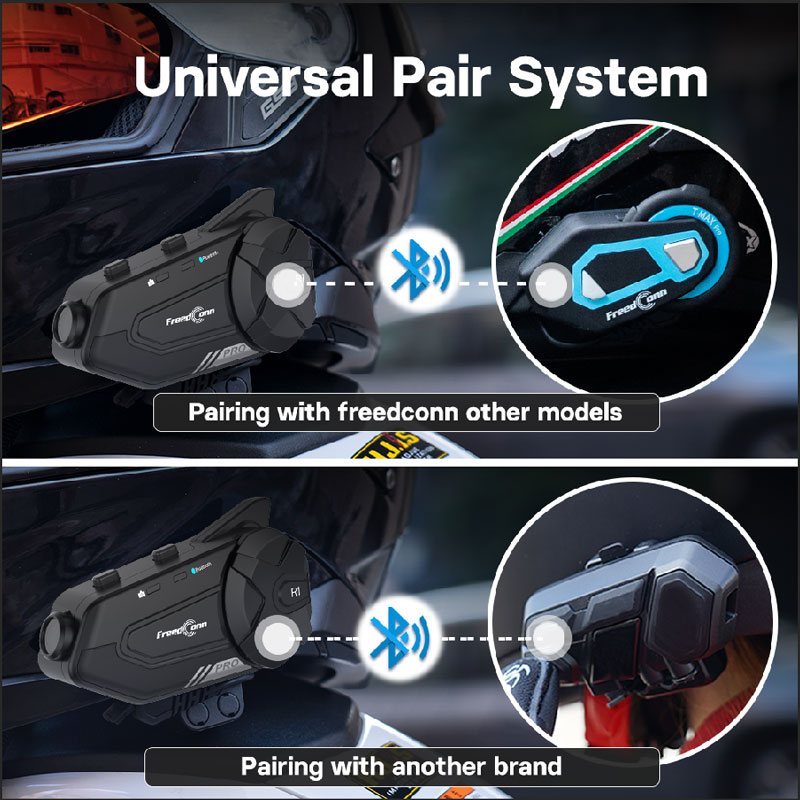 ชุดหูฟังบลูทูธ Freedconn สำหรั - Universal Motorcycle Helmet Intercom Headset บทวิจารณ์และราคา