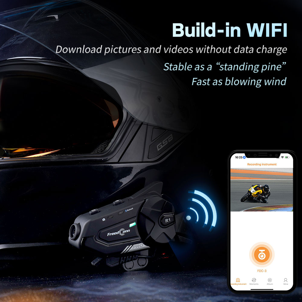 ชุดหูฟังบลูทูธ Freedconn สำหรั - Universal Motorcycle Helmet Intercom Headset บทวิจารณ์และราคา