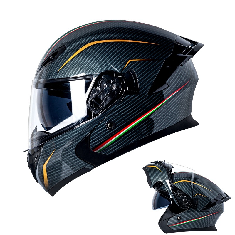 หมวกกันน็อคมอเตอร์ไซค์ได้รับกา - Modular Flip Up Motorcycle Helmet Dot Approved บทวิจารณ์และราคา