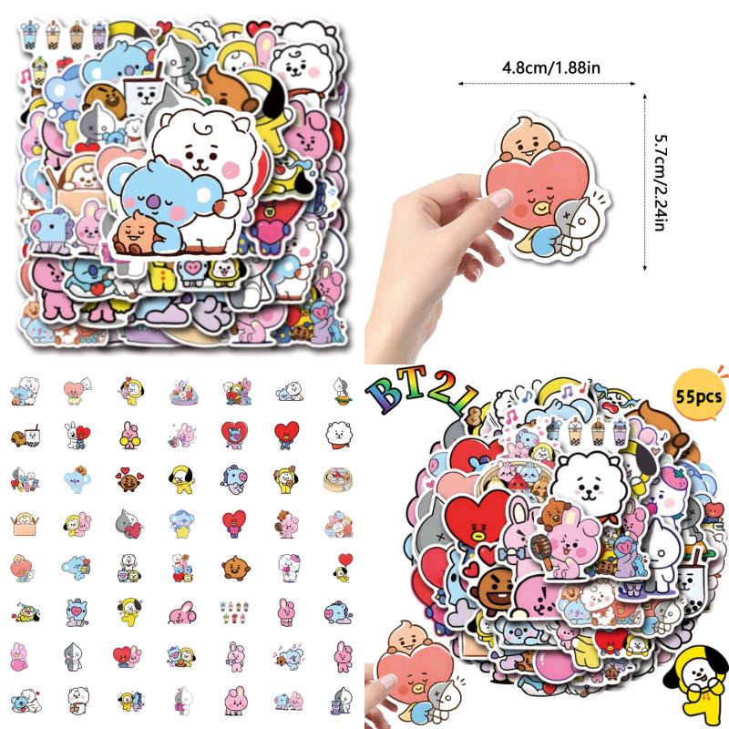 สติกเกอร์ BT 2 1 Chimmy Cooky  - Atv Parts บทวิจารณ์และราคา