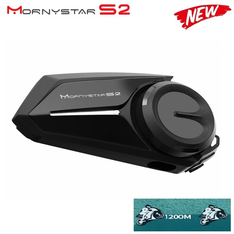 Mornystar S2 ชุดหูฟังติดหมวกกั - Universal Motorcycle Helmet Intercom Headset บทวิจารณ์และราคา