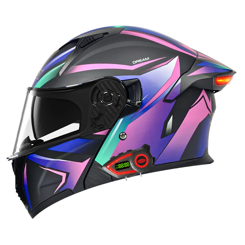 หมวกกันน็อคมอเตอร์ไซค์ DOT แบบ - Modular Flip Up Motorcycle Helmet Dot Approved บทวิจารณ์และราคา