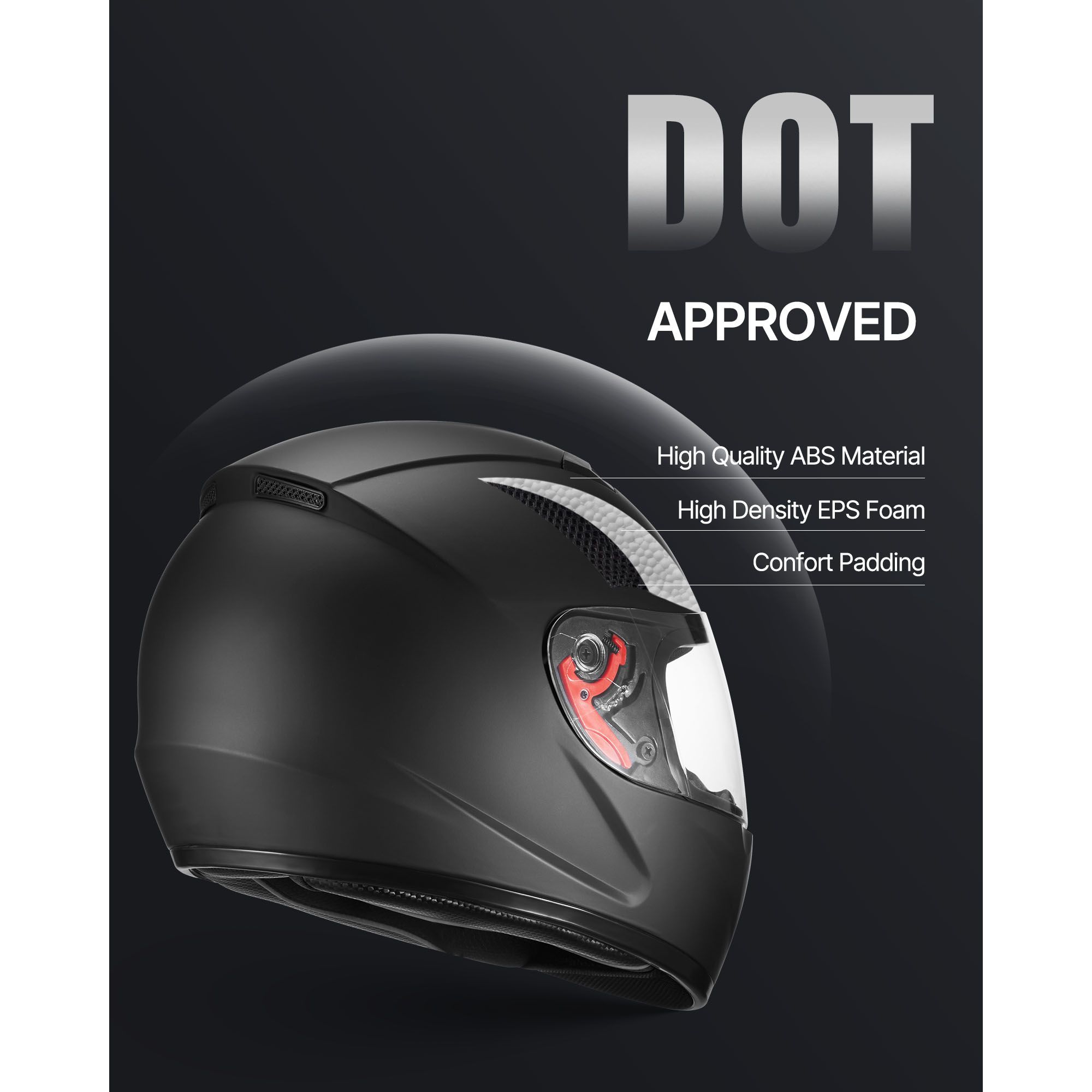 หมวกกันน็อคมอเตอร์ไซค์แบบเต็มห - Dual Visor Motorcycle Racing Helmet บทวิจารณ์และราคา