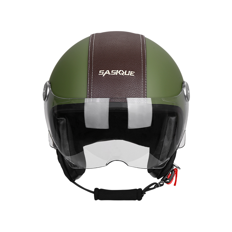 หมวกกันน็อคมอเตอร์ไซค์แบบเปิดห - Vintage Open Face Retro Helmet บทวิจารณ์และราคา