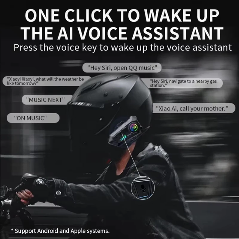 Y10 บลูทูธ 5.3 ชุดหูฟังไร้สายแ - Full Face Motorcycle Helmet With Bluetooth บทวิจารณ์และราคา