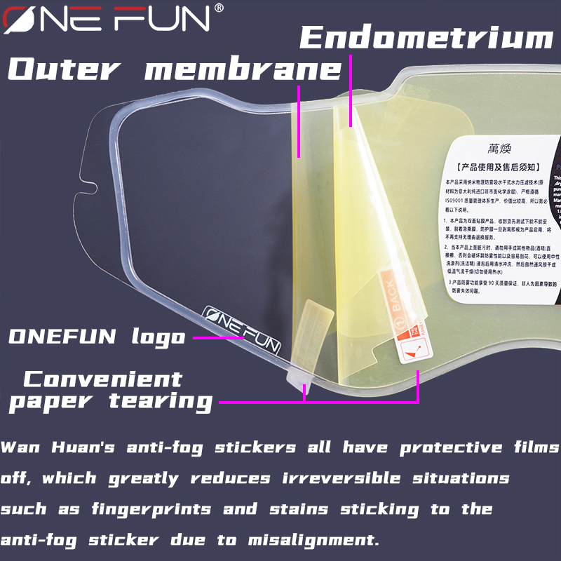 แผ่นกันฝ้าสำหรับหมวกกันน็อคมอเ - Motorcycle Helmet Anti Fog Pinlock Shield บทวิจารณ์และราคา