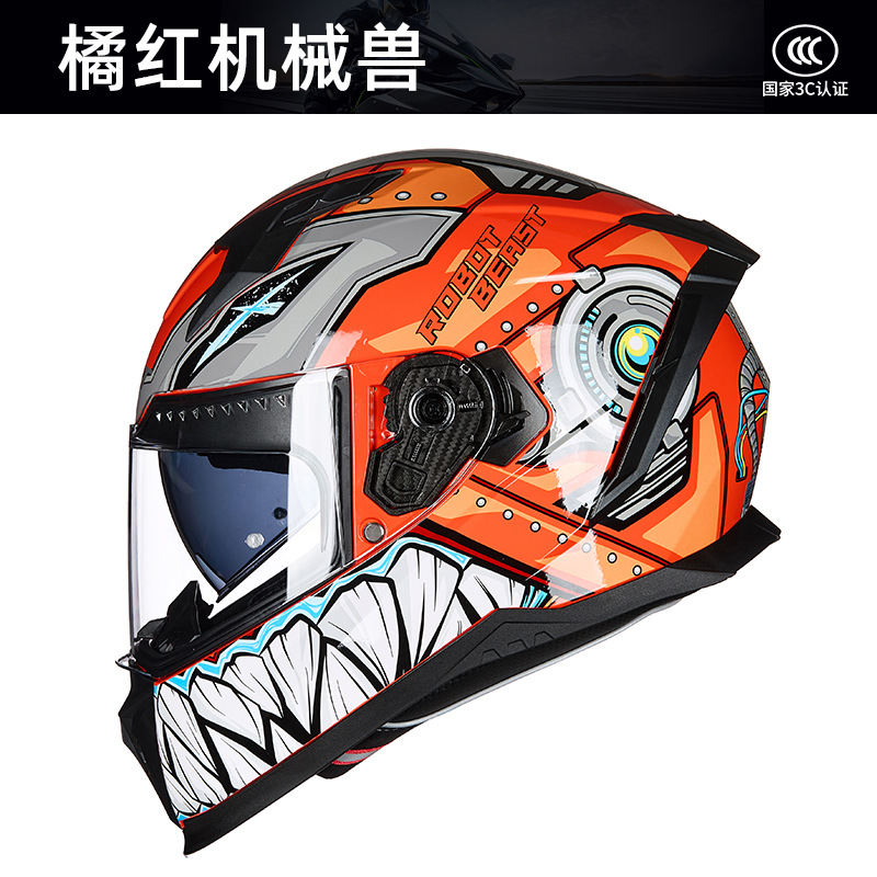 หมวกกันน็อคมอเตอร์ไซค์แบบเต็มใ - Full Face Motorcycle Helmet With Bluetooth บทวิจารณ์และราคา