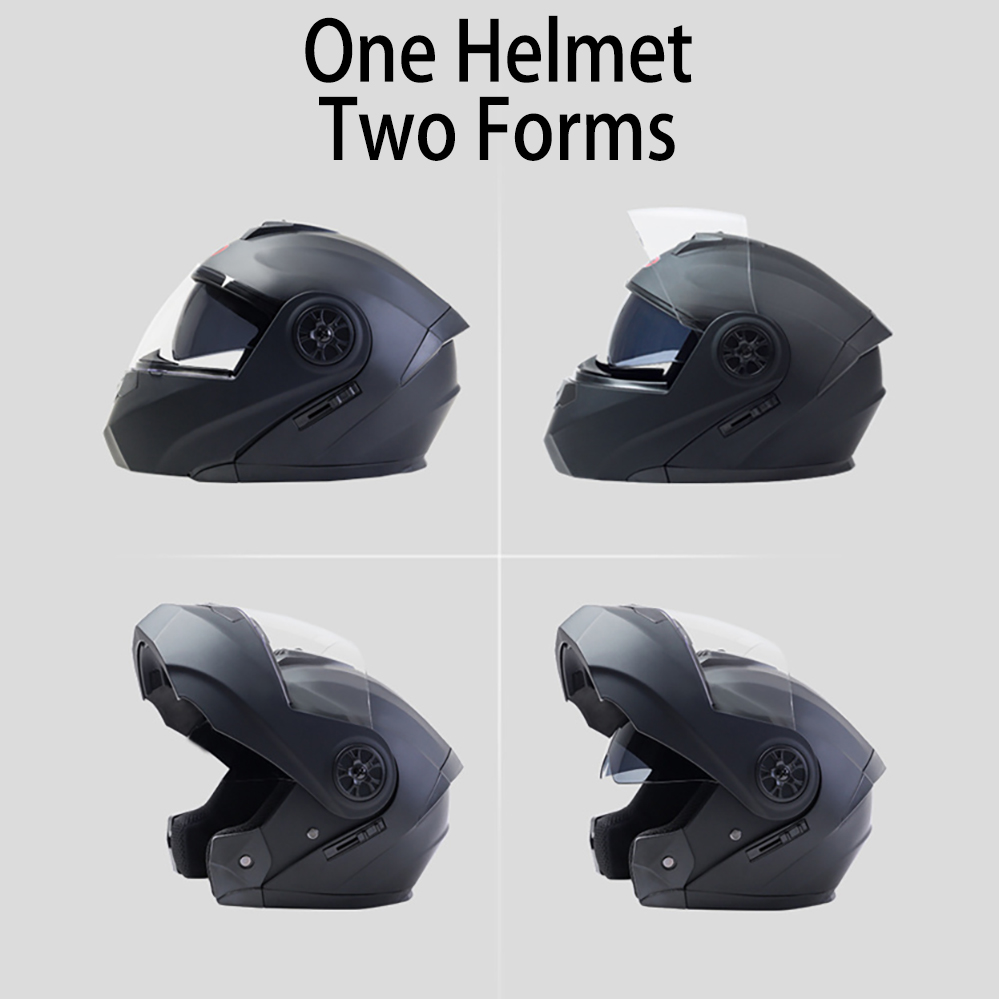 บลูทูธผู้ชายหมวกกันน็อครถจักรย - Full Face Motorcycle Helmet With Bluetooth บทวิจารณ์และราคา