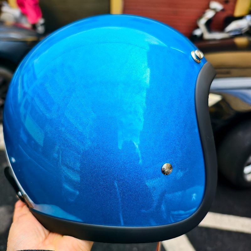 หมวกกันน็อคแบบเปิดหน้าสไตล์ญี่ - Vintage Open Face Retro Helmet บทวิจารณ์และราคา