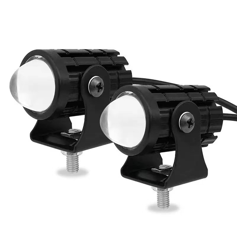 ไฟหน้ารถจักรยานยนต์ LED อเนกปร - Universal Motorcycle Led Headlight Projector บทวิจารณ์และราคา