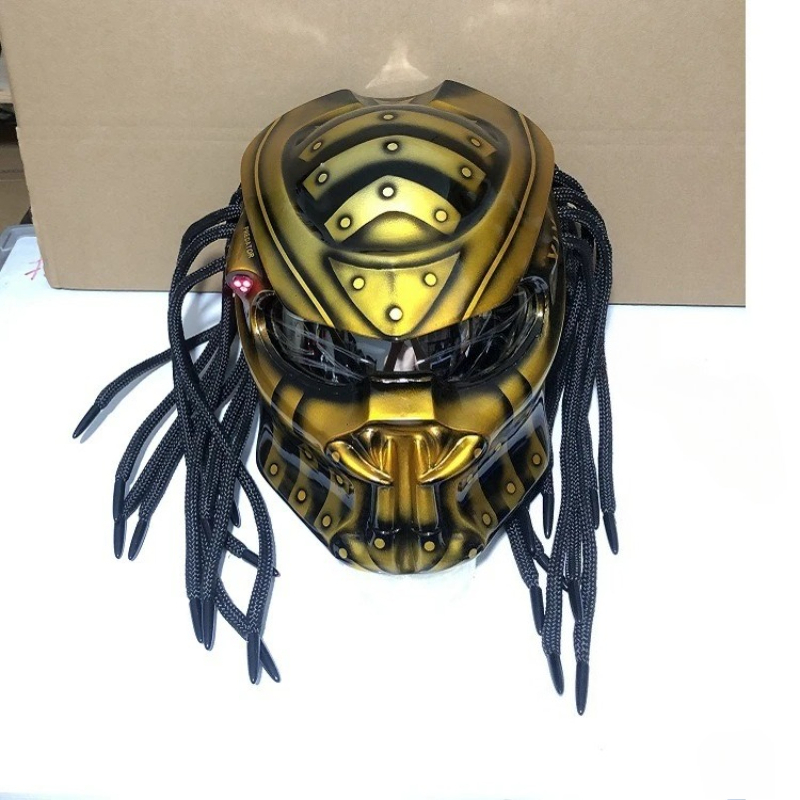 หมวกกันน็อคมอเตอร์ไซค์เต็มใบ H - Custom Predator Motorcycle Helmet บทวิจารณ์และราคา