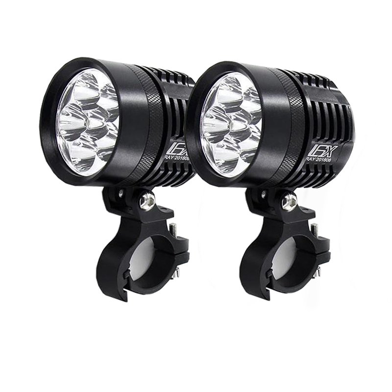2PCS ยูนิเวอร์แซล L6X ไฟหน้า L - Universal Motorcycle Led Headlight Projector บทวิจารณ์และราคา