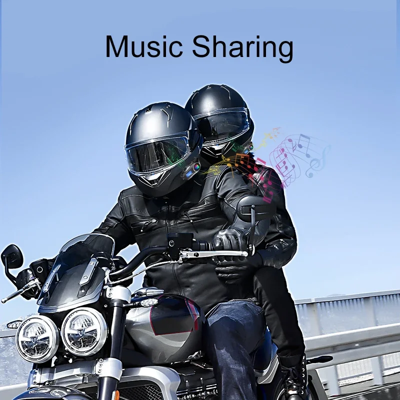 หมวกกันน็อคอินเตอร์คอมหน้าจอขน - Universal Motorcycle Helmet Intercom Headset บทวิจารณ์และราคา