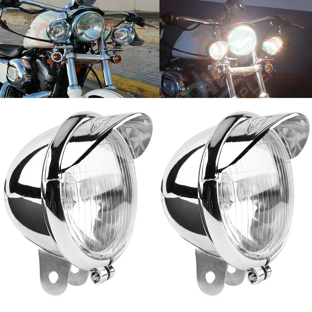 โครเมียมยูนิเวอร์แซลไฟตัดหมอกร - Universal Motorcycle Led Headlight Projector บทวิจารณ์และราคา