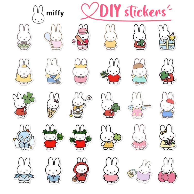 สติกเกอร์มิฟฟี่ สีสันสดใส ดีไซ - Atv Parts บทวิจารณ์และราคา