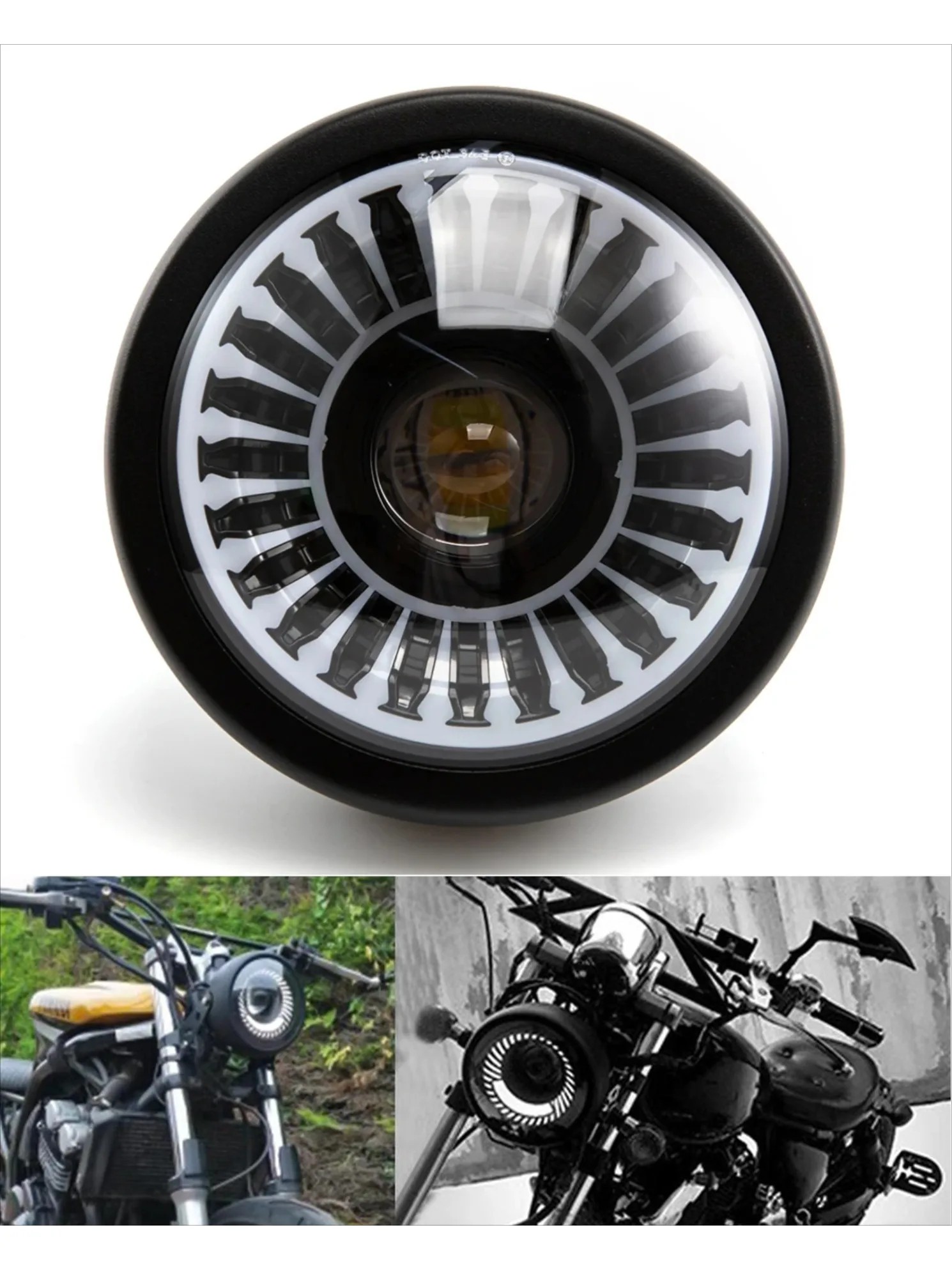 รถจักรยานยนต์ 6.5 นิ้ว Univers - Universal Motorcycle Led Headlight Projector บทวิจารณ์และราคา