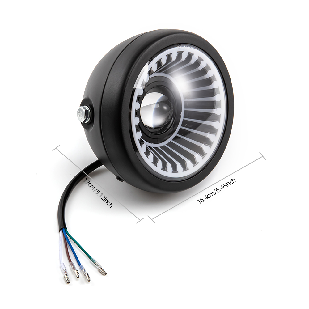 รถจักรยานยนต์ 6.5 นิ้ว Univers - Universal Motorcycle Led Headlight Projector บทวิจารณ์และราคา