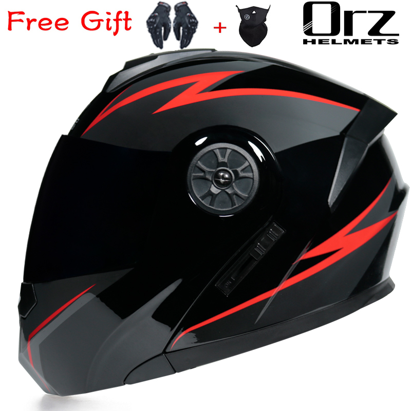 หมวกกันน็อคมอเตอร์ไซค์แบบพลิกไ - Modular Flip Up Motorcycle Helmet Dot Approved บทวิจารณ์และราคา