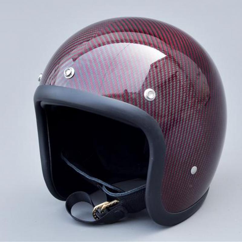 หมวกกันน็อกเปิดหน้าแบบคลาสสิกค - Carbon Fiber Lightweight Motorcycle Helmet บทวิจารณ์และราคา