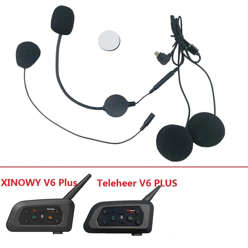 ลำโพงหูฟังประเภท-C 2 ใน 1 ไมโค - Universal Motorcycle Helmet Intercom Headset บทวิจารณ์และราคา