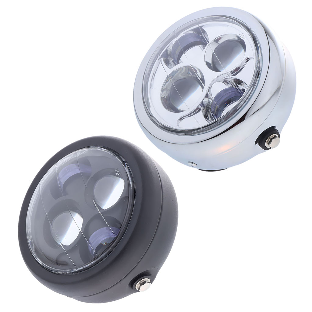 ไฟหน้ารถจักรยานยนต์แบบวงกลม LE - Universal Motorcycle Led Headlight Projector บทวิจารณ์และราคา