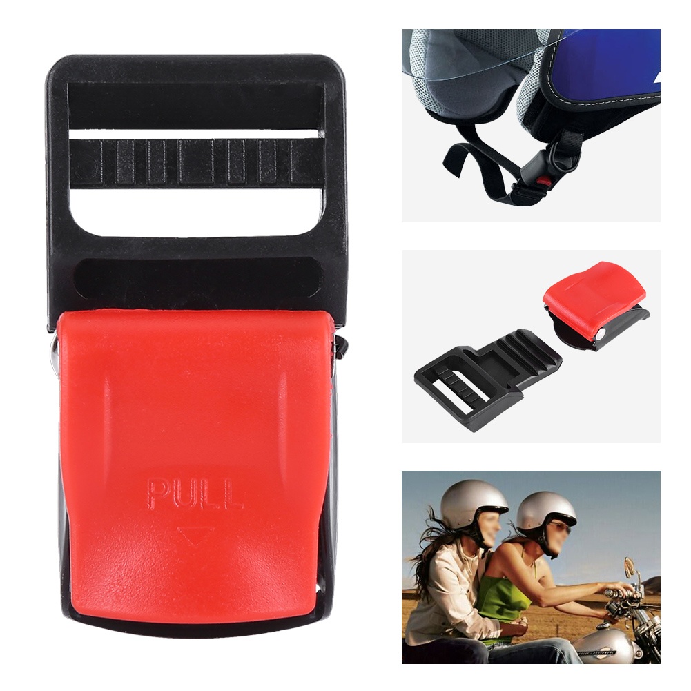 5 ชิ้น ตัวล็อกสายรัดคางหมวกกัน - Quick Release Buckle Motorcycle Helmet บทวิจารณ์และราคา
