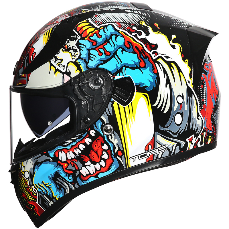 หมวกกันน็อคสำหรับรถจักรยานยนต์ - Modular Flip Up Motorcycle Helmet Dot Approved บทวิจารณ์และราคา
