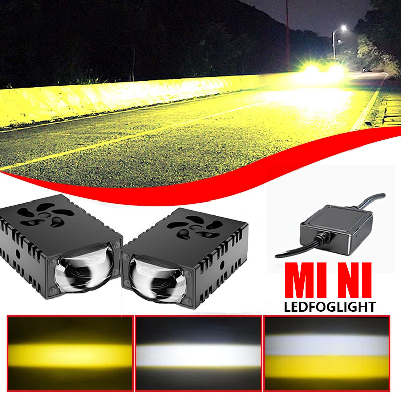 ไฟส่องสว่าง LED ขนาดเล็ก 1 ชิ้ - Universal Motorcycle Led Headlight Projector บทวิจารณ์และราคา