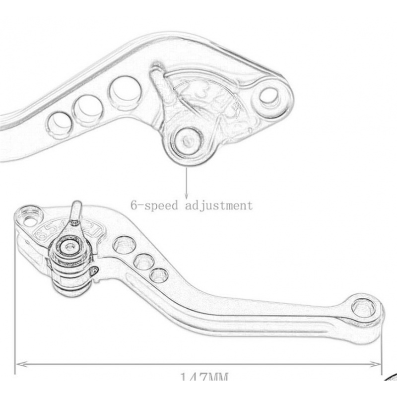 สำหรับ GROM MSX 125 MSX125 ปี  - Cnc Aluminum Adjustable Brake Clutch Levers บทวิจารณ์และราคา