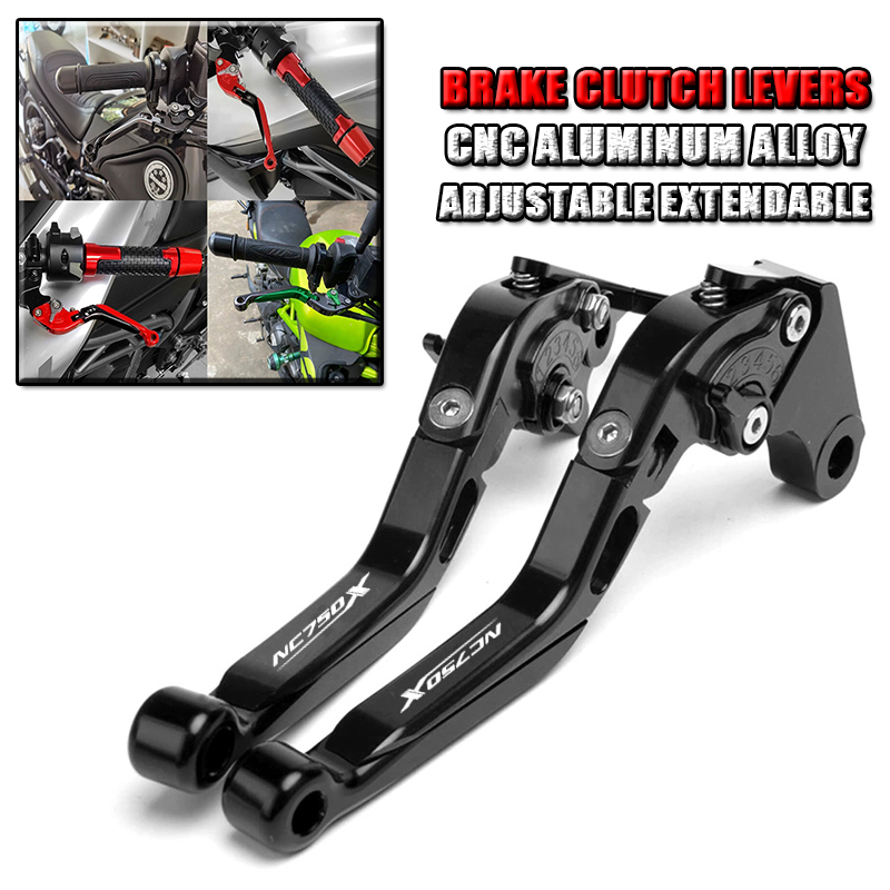 สำหรับรถมอเตอร์ไซค์ฮอนด้า NC75 - Cnc Aluminum Adjustable Brake Clutch Levers บทวิจารณ์และราคา