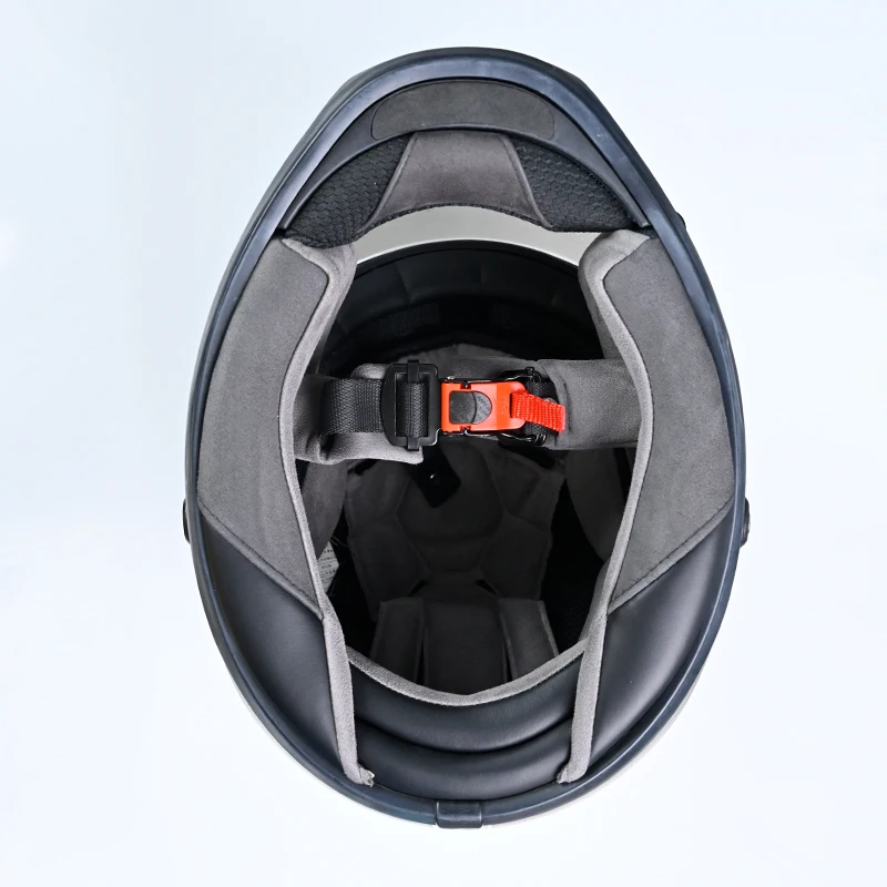 หมวกกันน็อครถจักรยานยนต์1ชิ้นห - Quick Release Buckle Motorcycle Helmet บทวิจารณ์และราคา