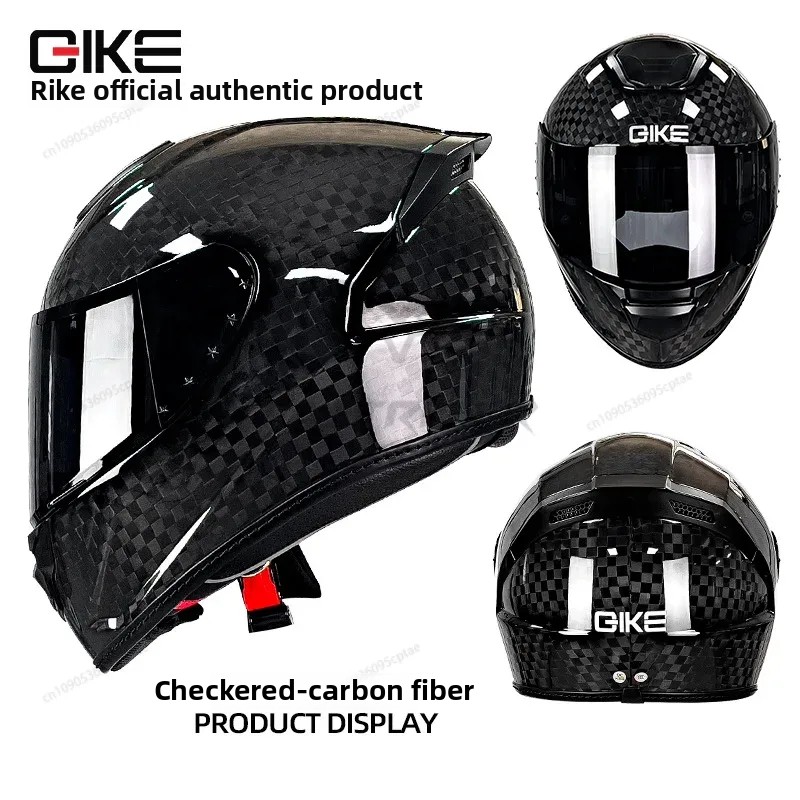 QIKE หมวกกันน็อคมอเตอร์ไซค์คาร - Carbon Fiber Lightweight Motorcycle Helmet บทวิจารณ์และราคา