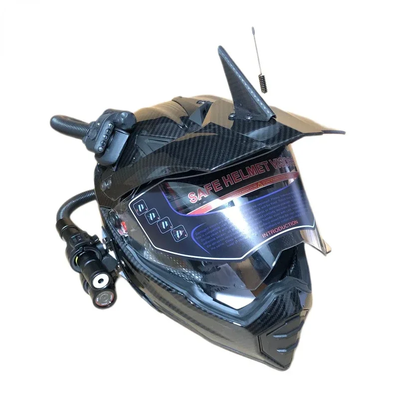 หมวกกันน็อคแบบเรโทรสำหรับมอเตอ - Full Face Motorcycle Helmet With Bluetooth บทวิจารณ์และราคา